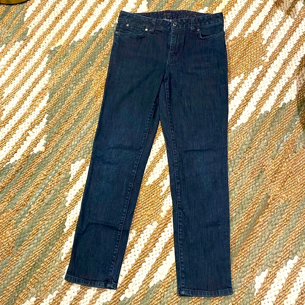 Talbots signature dark wash jean